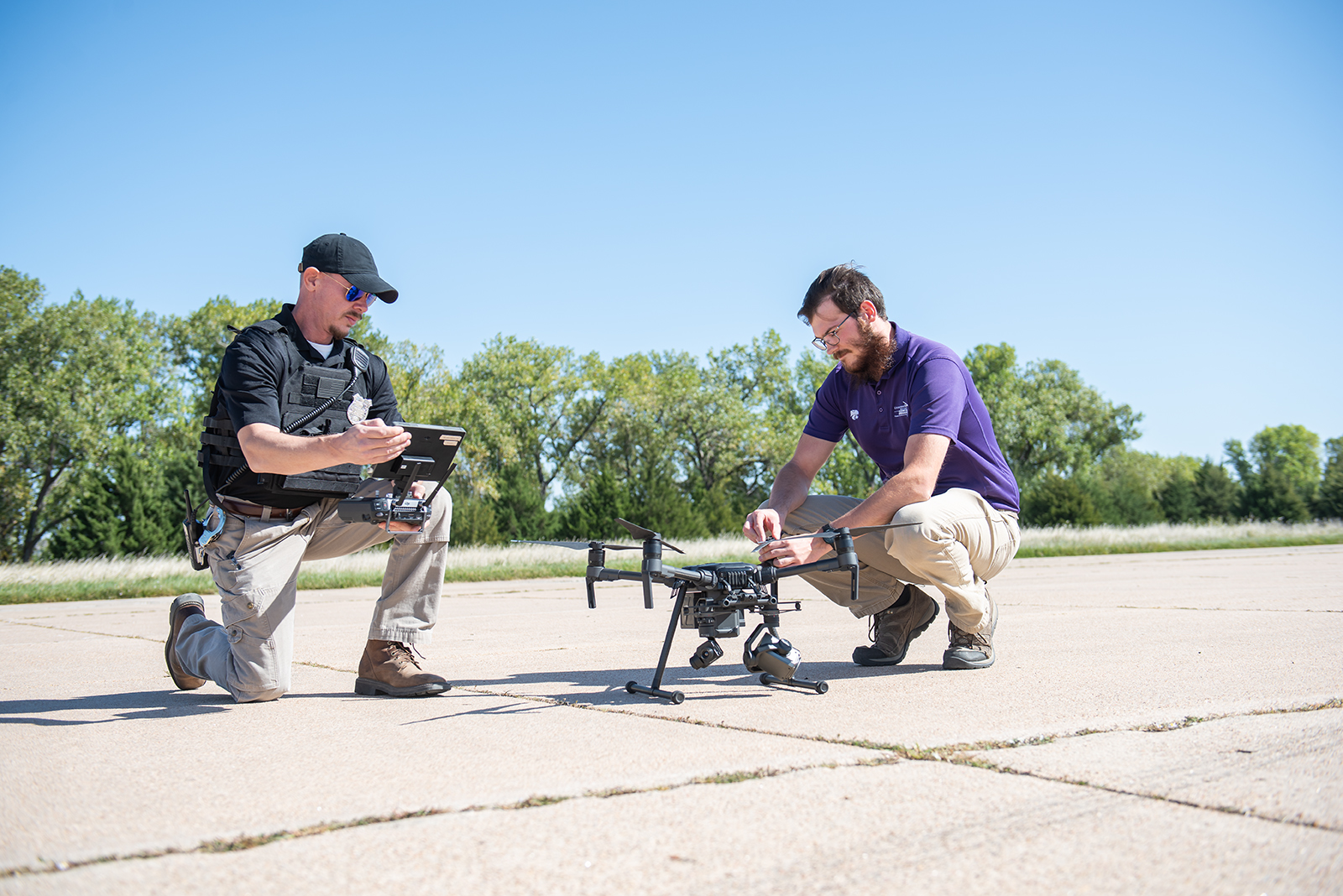 Professional drone training at K-State Salina.